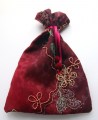 209001 Aszak Balinese tempelstof rood 16x12 cm 800